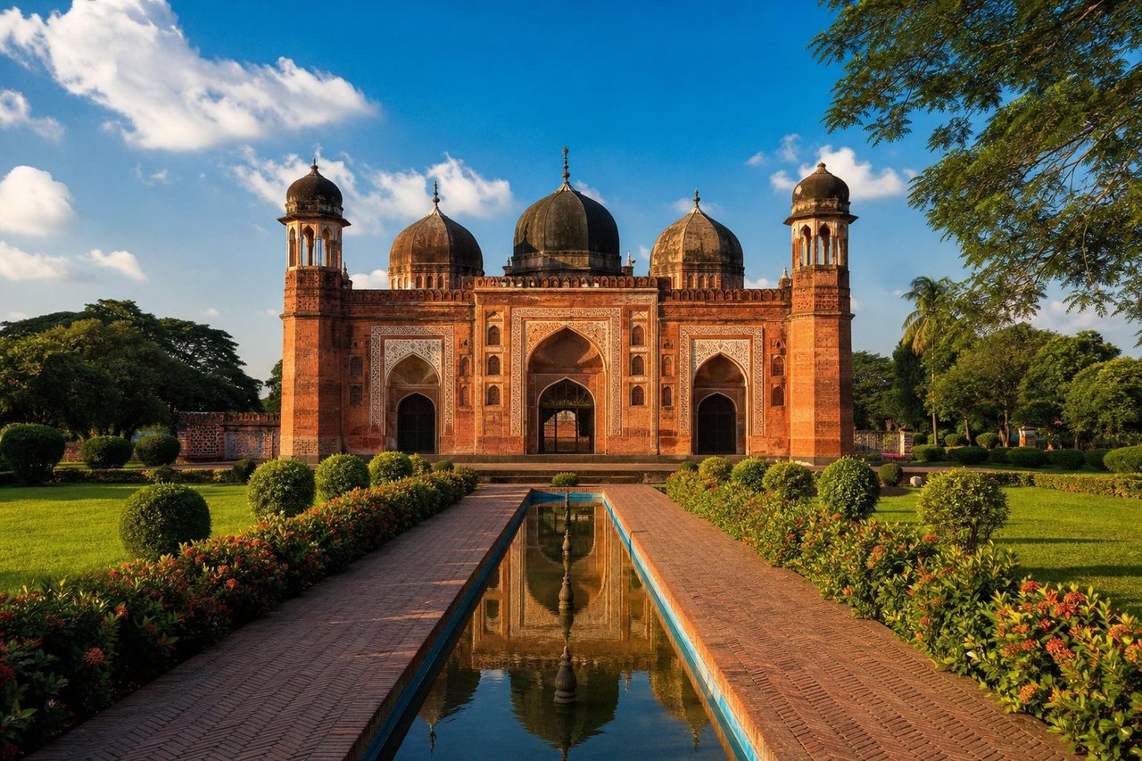 Mughal-era heritage architecture and gardens in Dhaka