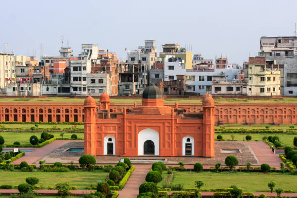 Lalbagh Fort and the Old Dhaka skyline
