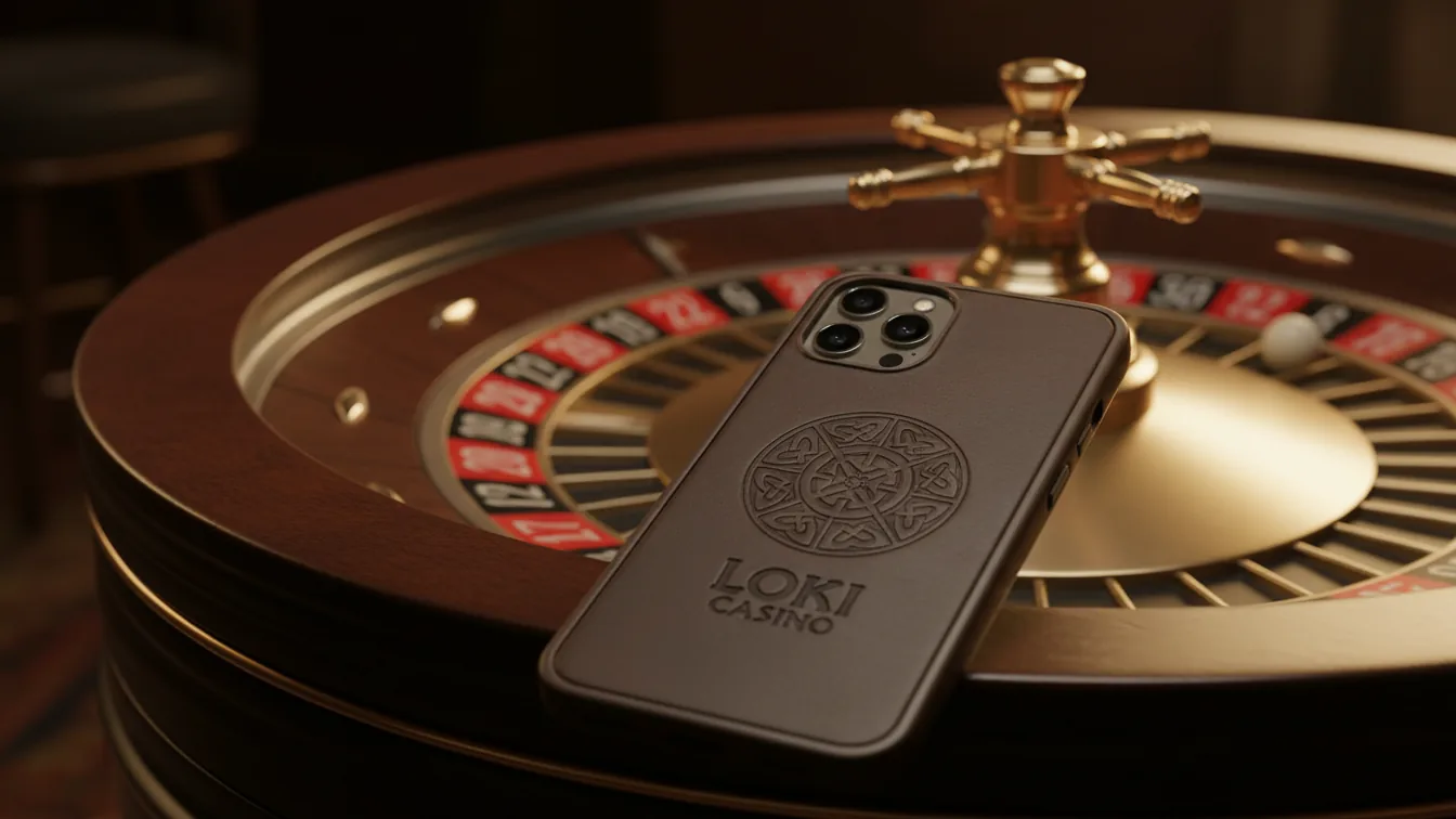 Loki Casino login portal with mythical elements