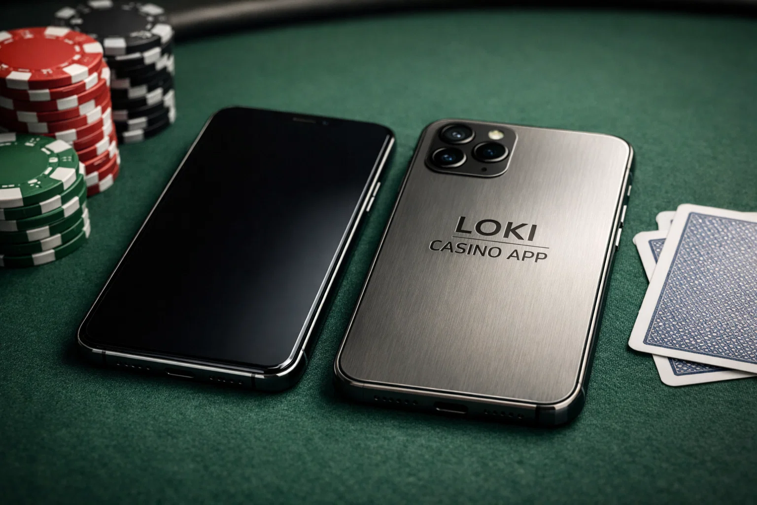 Loki Casino login screen with mythical art